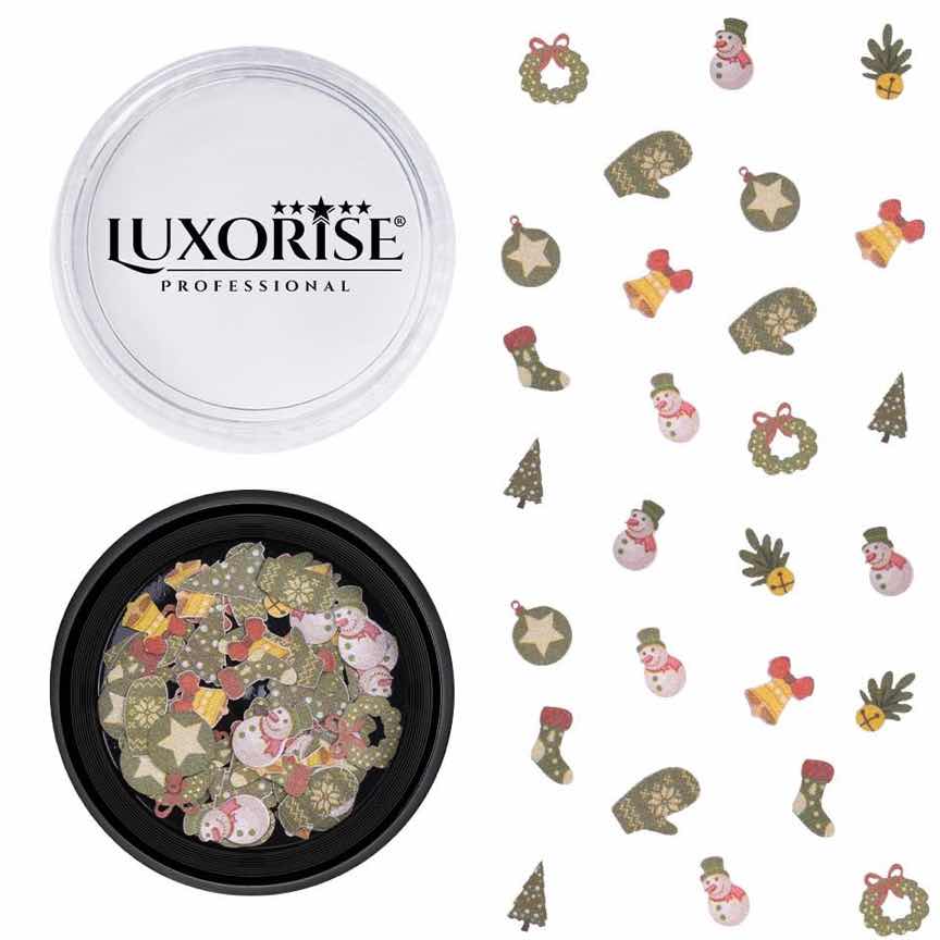 Decoratiune Unghii Christmas Delights #04, LUXORISE Decoratiune Unghii Christmas Delights #04, LUXORISE