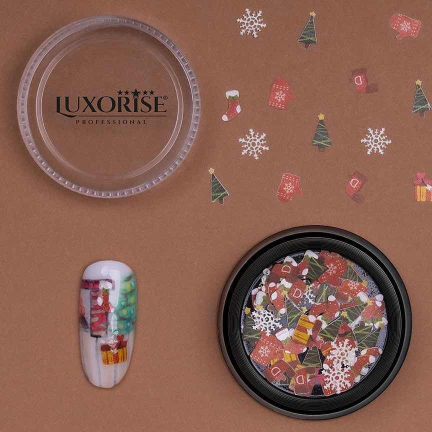 Decoratiune Unghii Christmas Delights #12, LUXORISE Decoratiune Unghii Christmas Delights #12, LUXORISE