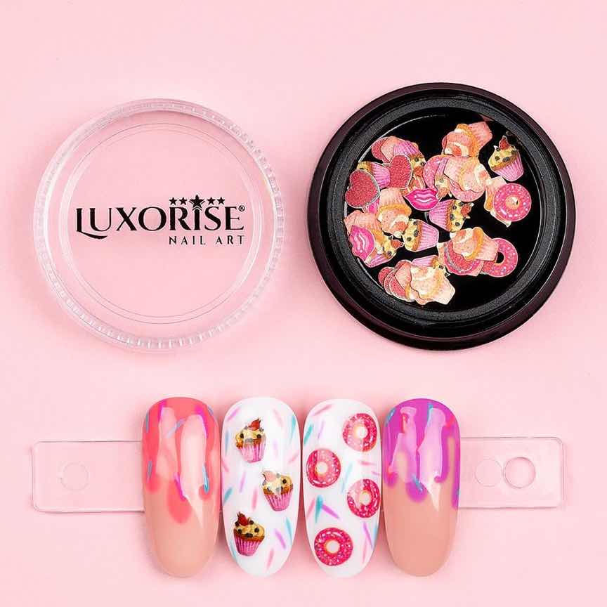 Decoratiuni Unghii Nail Art LUXORISE, Love Cake Decoratiuni Unghii Nail Art LUXORISE, Love Cake