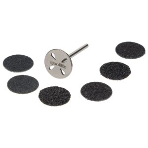 Disc Metalic Pedichiura + 6 Rezerve LUXORISE PRO15, granulatie 80-150-240