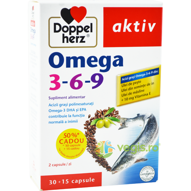 Omega 3-6-9 Aktiv 30cps+15cps Omega 3-6-9 Aktiv 30cps+15cps