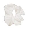 Elastic Satin Strasuri Alb