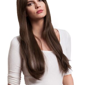 Peruca Naturala ELSA Blond Inchis Cenusiu