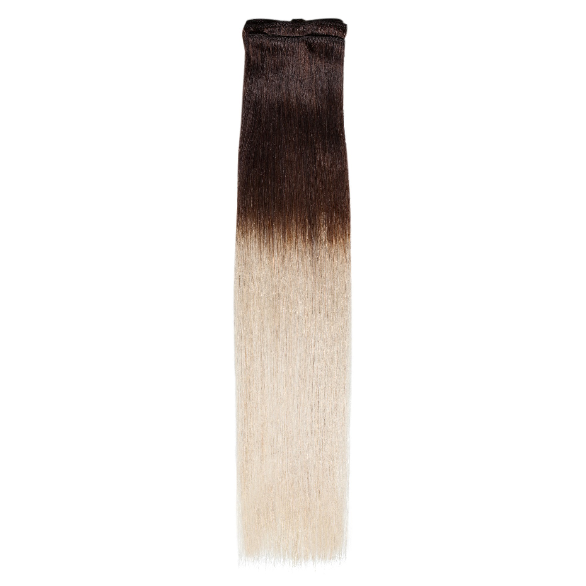 Extensii Clip-On Premium Ombre Saten/Blond Argintiu Extensii Clip-On Premium Ombre Saten/Blond Argintiu