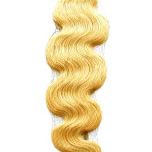 Extensii Cusute Ondulat Blond Auriu