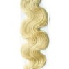 Extensii Cusute Ondulat Blond Platinat
