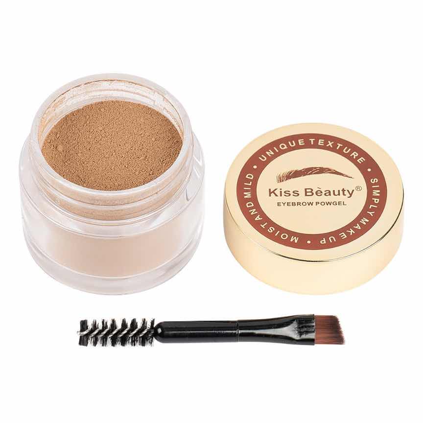 Fard Sprancene Kiss Beauty Eyebrow Powgel #01 Fard Sprancene Kiss Beauty Eyebrow Powgel #01
