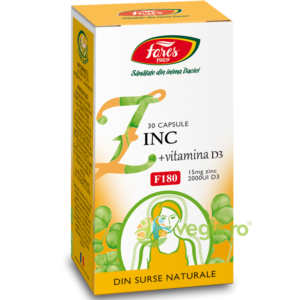 Zinc + Vitamina D3 (F180) 30cps