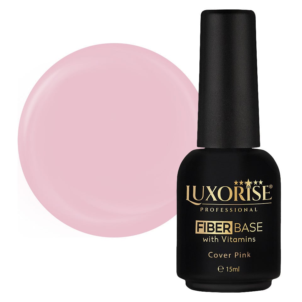 Fiber Base with Vitamins LUXORISE, Cover Pink 15ml Fiber Base with Vitamins LUXORISE, Cover Pink 15ml