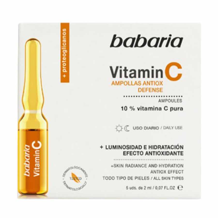 Fiole Babaria cu Vitamina C pentru luminozitate Fiole Babaria cu Vitamina C pentru luminozitate