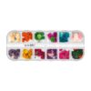 Flori Uscate Unghii LUXORISE - Rainbow Bloom, 12 modele Flori Uscate Unghii LUXORISE - Rainbow Bloom, 12 modele