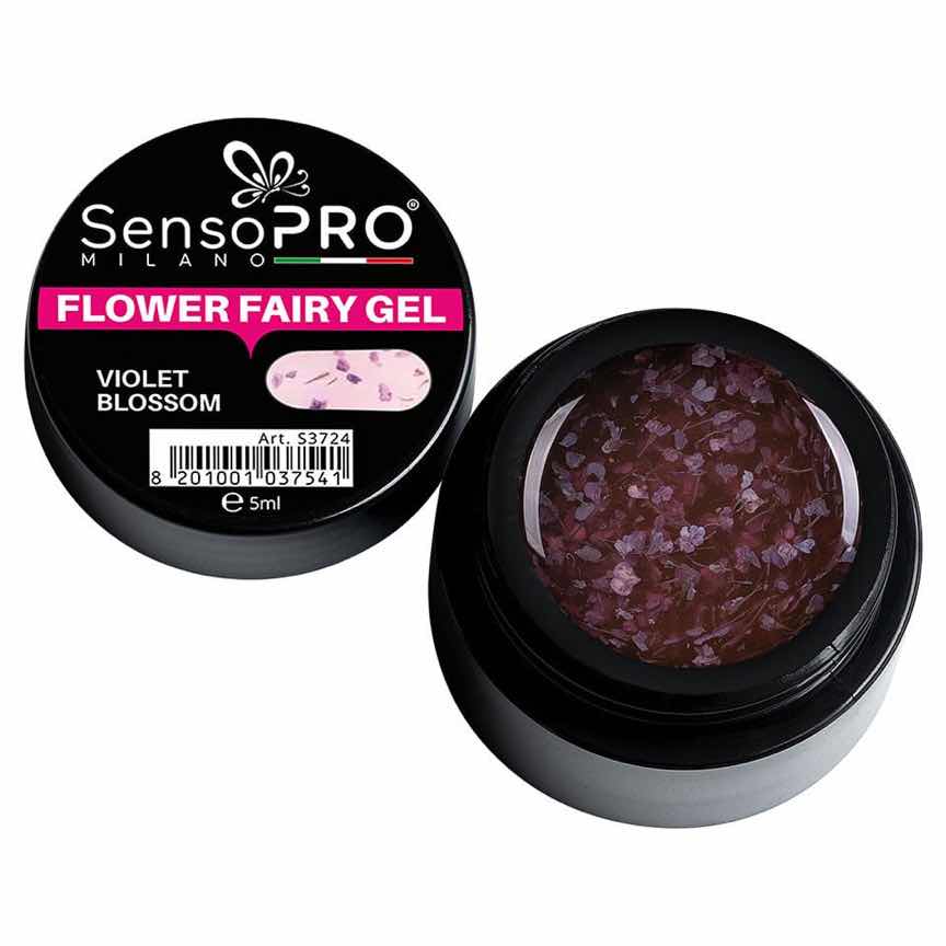 Flower Fairy Gel UV SensoPRO Milano - Violet Blossom 5ml Flower Fairy Gel UV SensoPRO Milano - Violet Blossom 5ml