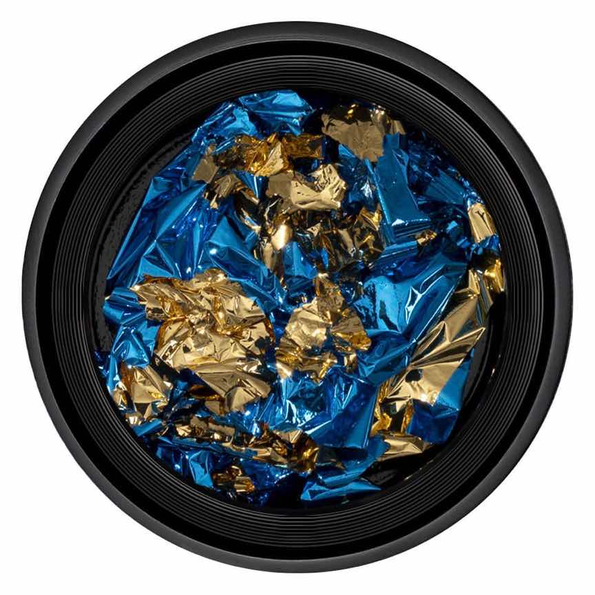 Foita Unghii LUXORISE - Unique Blue & Gold #04 Foita Unghii LUXORISE - Unique Blue & Gold #04