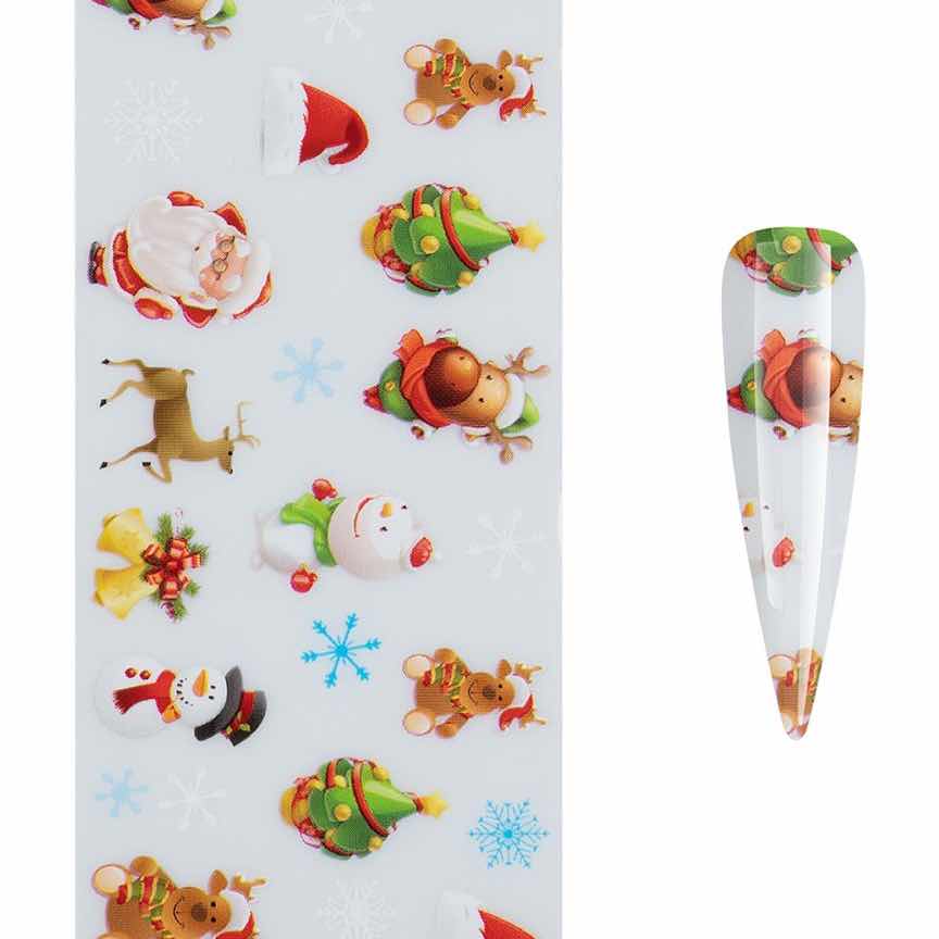 Folie de Transfer Unghii LUXORISE, Christmas Joy Folie de Transfer Unghii LUXORISE, Christmas Joy