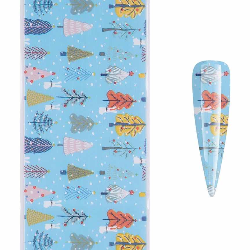 Folie de Transfer Unghii LUXORISE, Winter Charm Folie de Transfer Unghii LUXORISE, Winter Charm