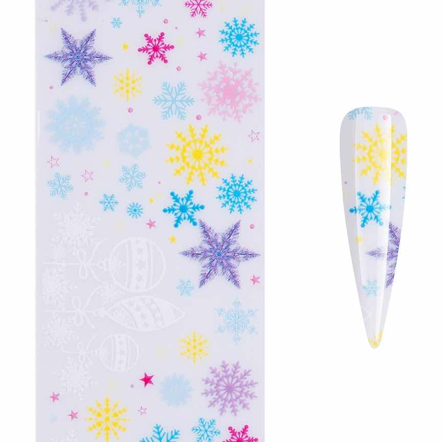 Folie de Transfer Unghii LUXORISE, Winter Rainbow Folie de Transfer Unghii LUXORISE, Winter Rainbow