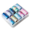 Folie de transfer set 10 Pastel Galaxy