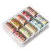 Folie de transfer set 10 Romantic Flower