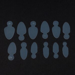 French Silicone Pads Reutilizabile LUXORISE pentru Tipsuri Smart Forms, 120 buc LX01