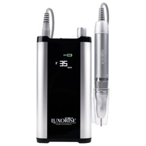 Freza unghii portabila brushless Titanium MASTER - LUXORISE , 35.000 RPM, Silver