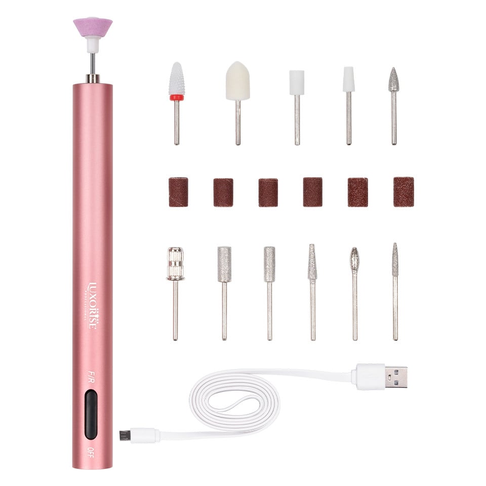 Freza Unghii Portabila TITANIUM PEN PRO - LUXORISE, Roz Freza Unghii Portabila TITANIUM PEN PRO - LUXORISE, Roz