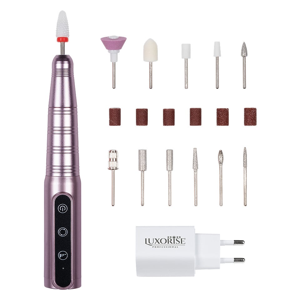 Freza Unghii Portabila Titanium Ultra - LUXORISE, Pink Freza Unghii Portabila Titanium Ultra - LUXORISE, Pink