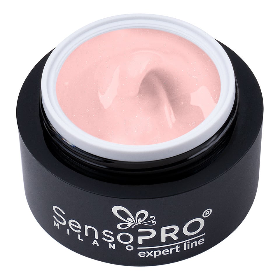 Gel Constructie Unghii Expert Line SensoPRO Milano - Shimmer Old Rose 15ml Gel Constructie Unghii Expert Line SensoPRO Milano - Shimmer Old Rose 15ml