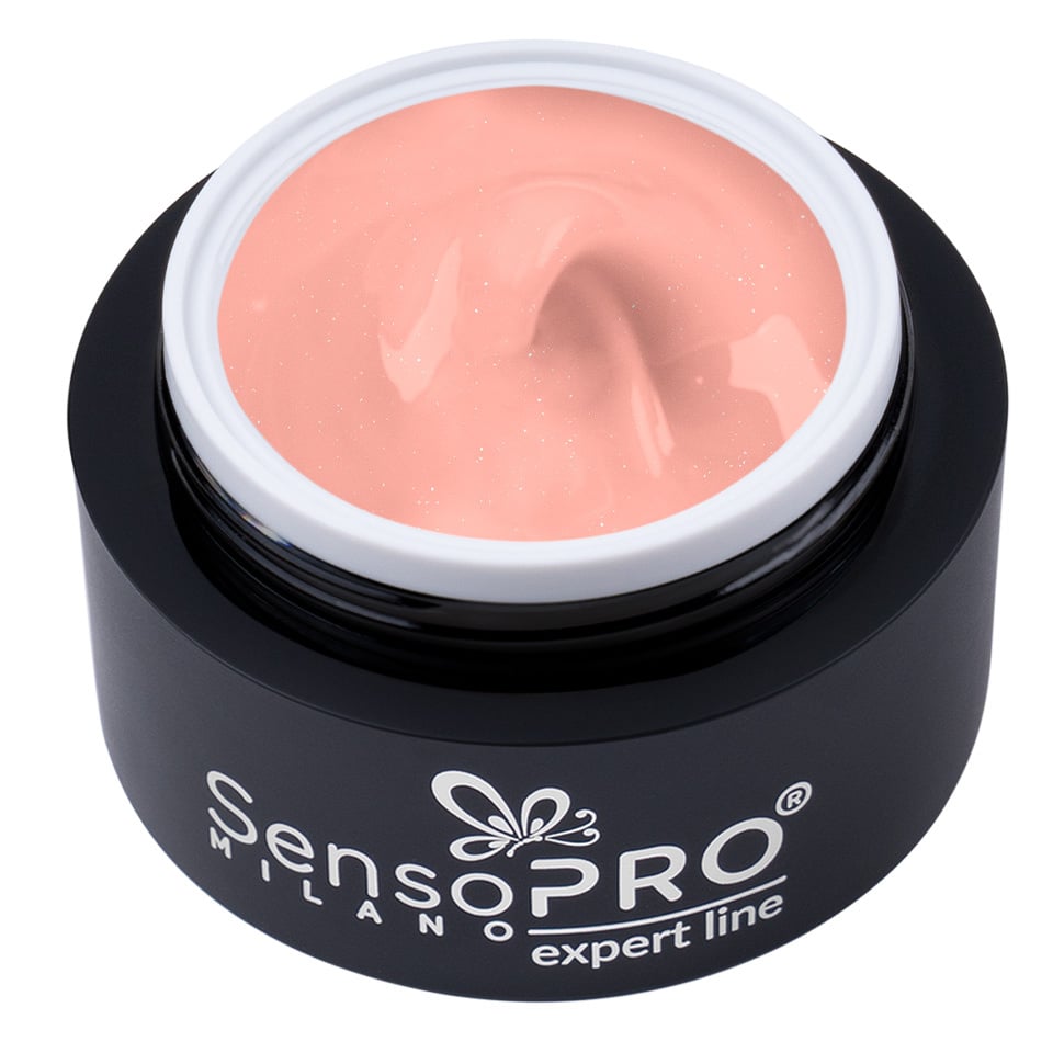 Gel Constructie Unghii Expert Line SensoPRO Milano - Shimmer Soft Nude 15ml Gel Constructie Unghii Expert Line SensoPRO Milano - Shimmer Soft Nude 15ml