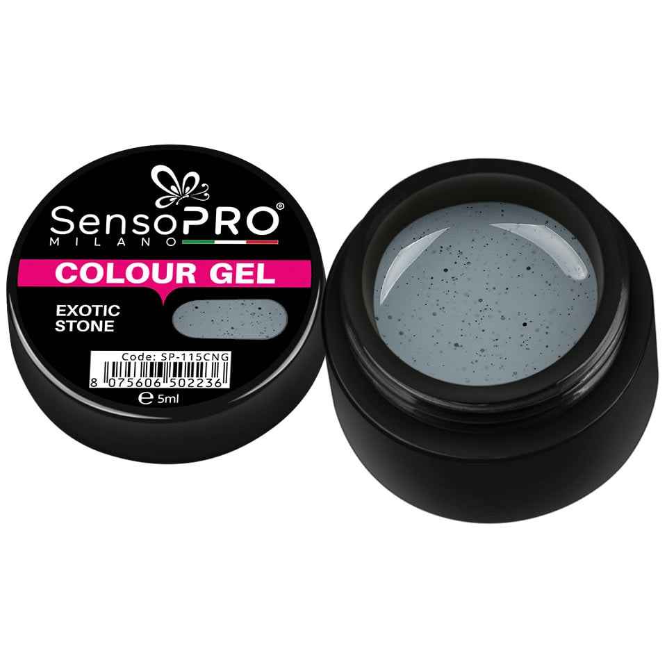 Gel UV Colorat Exotic Stone 5ml, SensoPRO Milano Gel UV Colorat Exotic Stone 5ml, SensoPRO Milano