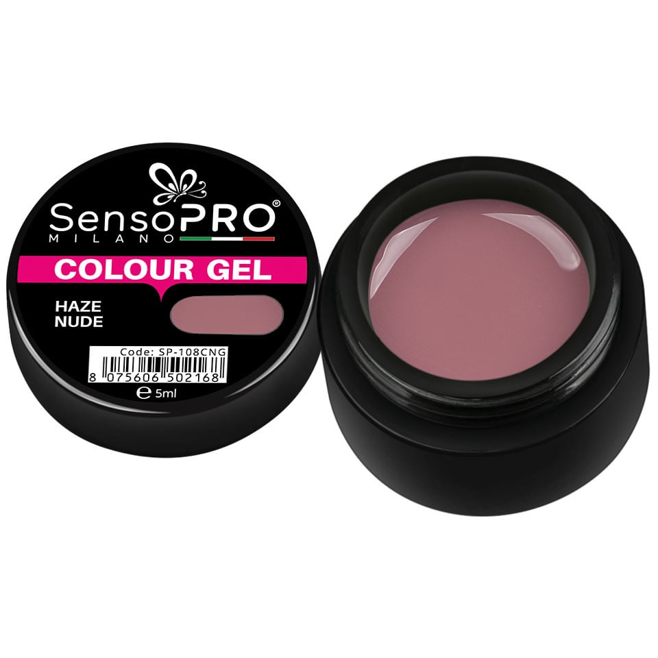 Gel UV Colorat Haze Nude, SensoPRO Milano Gel UV Colorat Haze Nude, SensoPRO Milano