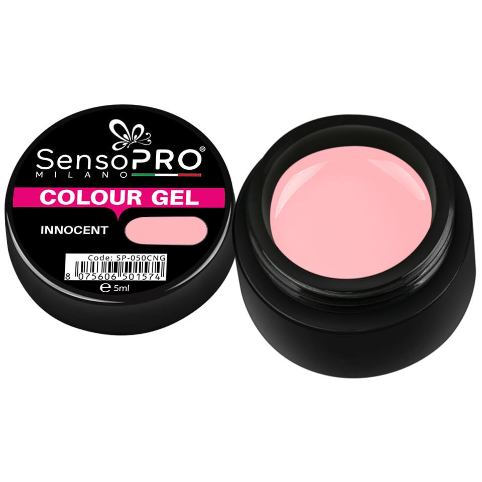 Gel UV Colorat Innocent 5ml, SensoPRO Milano Gel UV Colorat Innocent 5ml, SensoPRO Milano