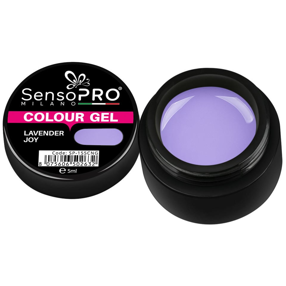 Gel UV Colorat Lavender Joy 5ml, SensoPRO Milano Gel UV Colorat Lavender Joy 5ml, SensoPRO Milano