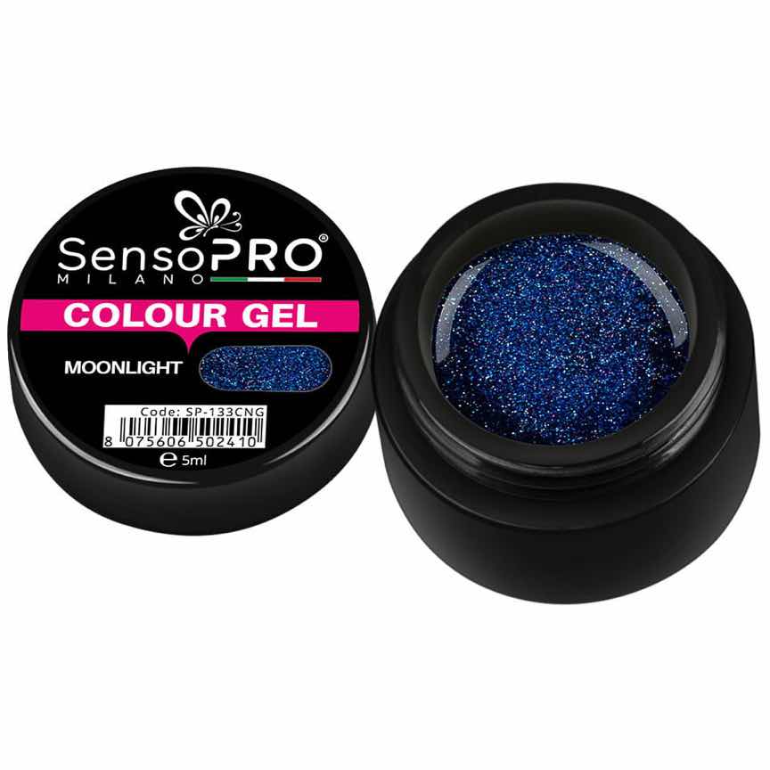 Gel UV Colorat Moonlight 5ml, SensoPRO Milano Gel UV Colorat Moonlight 5ml, SensoPRO Milano