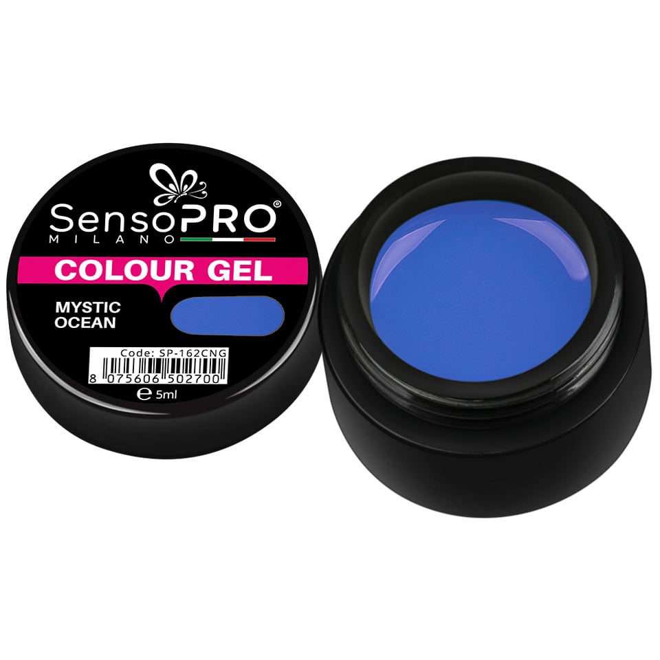 Gel UV Colorat Mystic Ocean 5ml, SensoPRO Milano Gel UV Colorat Mystic Ocean 5ml, SensoPRO Milano