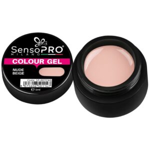 Gel UV Colorat Nude Beige 5ml, SensoPRO Milano