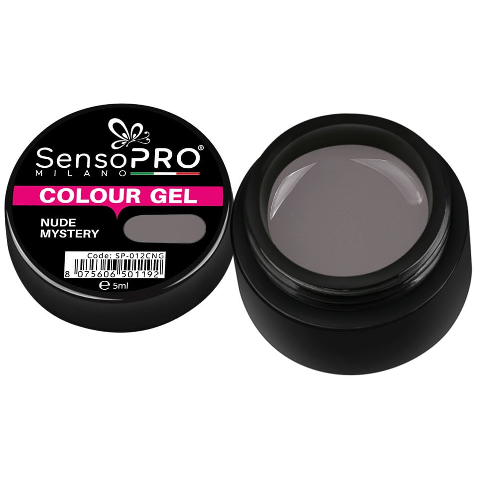 Gel UV Colorat Nude Mystery 5ml, SensoPRO Milano Gel UV Colorat Nude Mystery 5ml, SensoPRO Milano