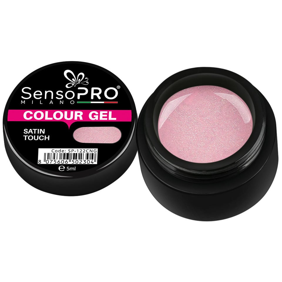 Gel UV Colorat Satin Touch 5ml, SensoPRO Milano Gel UV Colorat Satin Touch 5ml, SensoPRO Milano