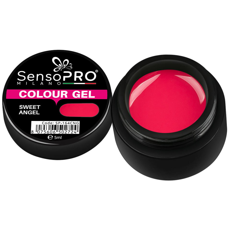 Gel UV Colorat Sweet Angel 5ml, SensoPRO Milano Gel UV Colorat Sweet Angel 5ml, SensoPRO Milano