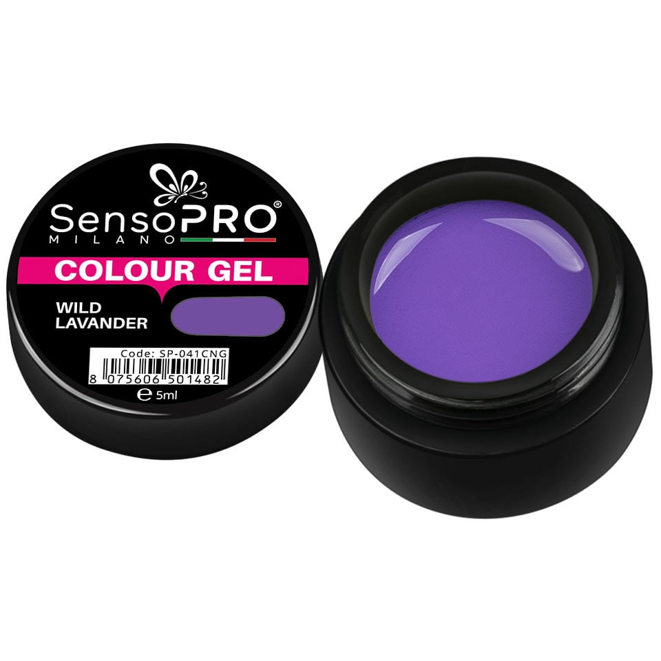 Gel UV Colorat Wild Lavander 5ml, SensoPRO Milano Gel UV Colorat Wild Lavander 5ml, SensoPRO Milano