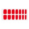 Sticker pentru unghii din gel pinx. - Classic Red
