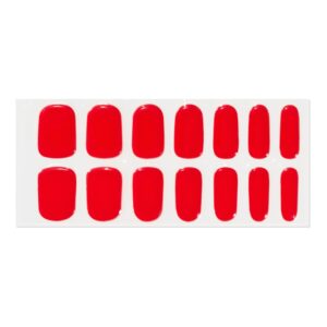 Sticker pentru unghii din gel pinx. - Classic Red
