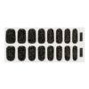 Sticker pentru unghii din gel pinx. - Glitter Black