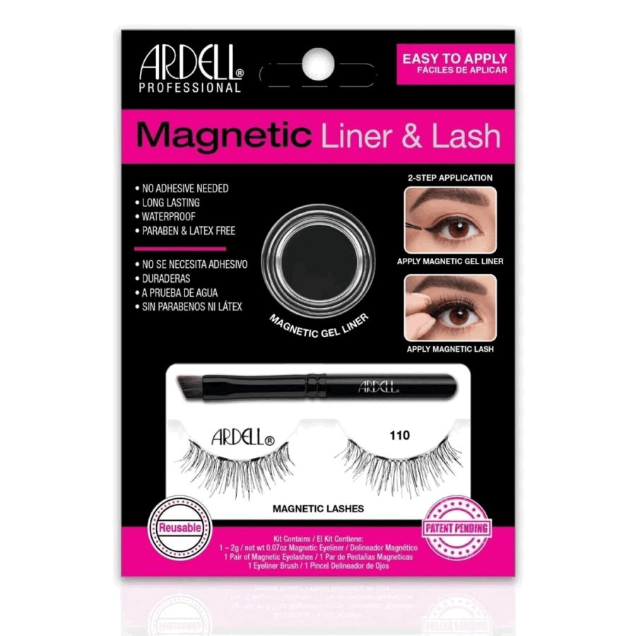 Gene False Ardell Magnetice 110 + Eyeliner Gel Gene False Ardell Magnetice 110 + Eyeliner Gel