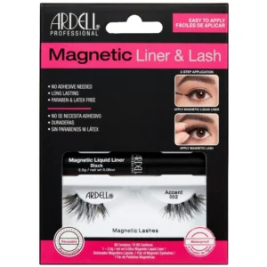 Gene False Ardell Magnetice Accent 002 + Eyeliner Gel