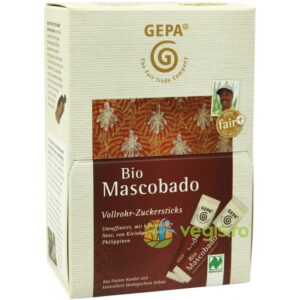 Zahar Integral din Trestie Mascobado Ecologic/Bio 50x3g