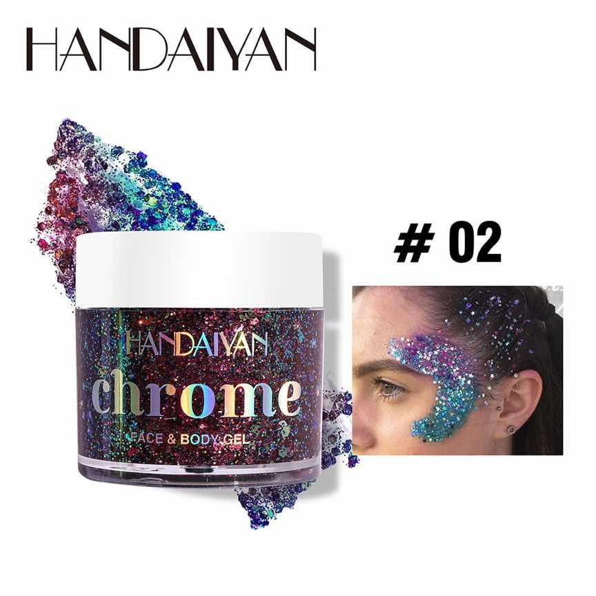 Glitter Gel Fata & Corp Chrome Handaiyan #02 Glitter Gel Fata & Corp Chrome Handaiyan #02