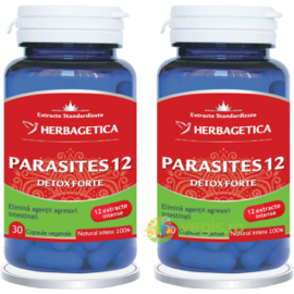 Pachet Parasites 12 Detox Forte 30cps+30cps