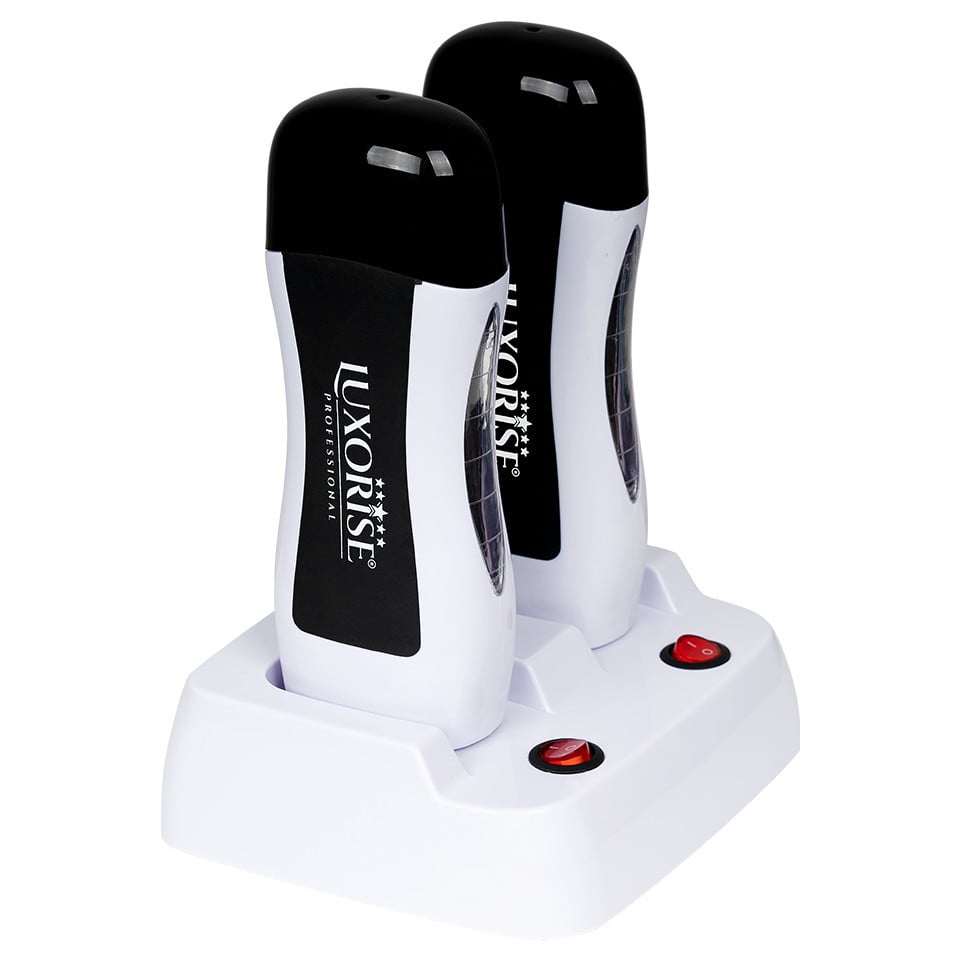 Incalzitor ceara dublu cu suport Dual Care Ultimate - LUXORISE Incalzitor ceara dublu cu suport Dual Care Ultimate - LUXORISE