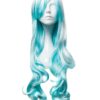 Peruca KISA Alb-Teal