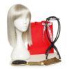 Kit Camilla Silver - Peruca, Stativ Peruca, Fileu, Perie Gold